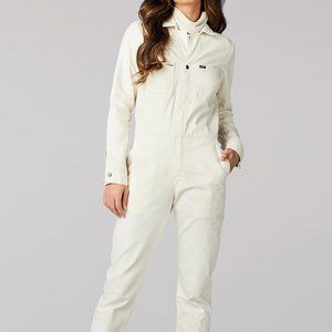 LEE : VINTAGE MODERN UNION COVERALLS, ECRU SMALL